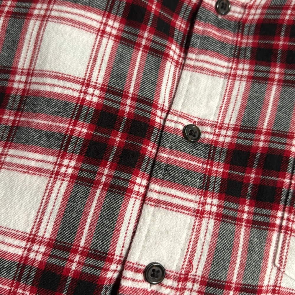 Chaps Men Performance Flannel Plaid Long Sleeve B… - image 4